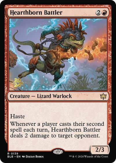 Hearthborn Battler [Bloomburrow Prerelease Promos] | Nerdhalla Games