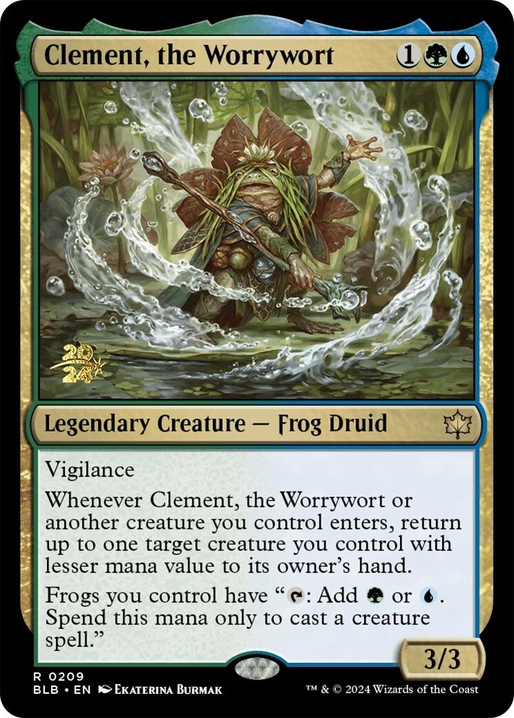 Clement, the Worrywort [Bloomburrow Prerelease Promos] | Nerdhalla Games