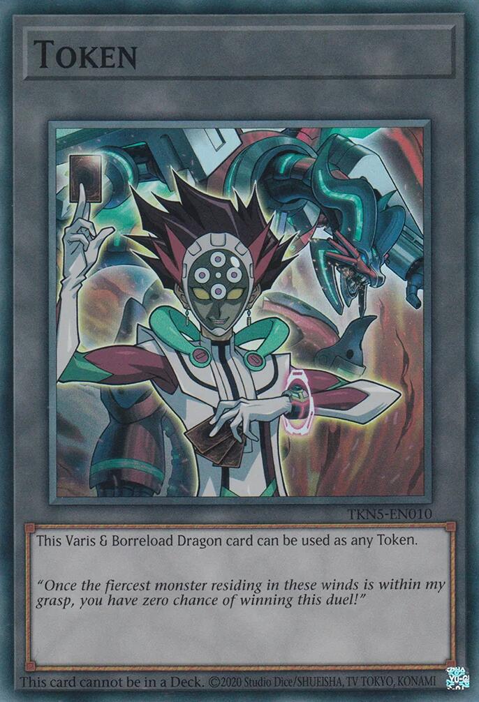 Token: Varis and Borreload Dragon [TKN5-EN010] Super Rare | Nerdhalla Games