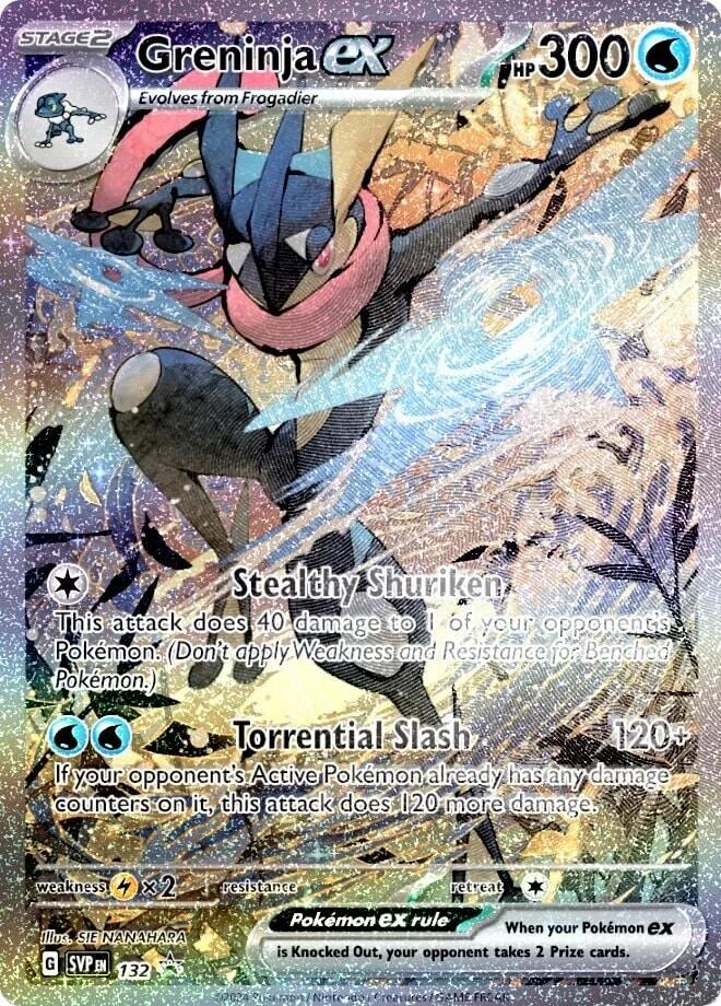 Greninja ex (132) [Scarlet & Violet: Black Star Promos] | Nerdhalla Games