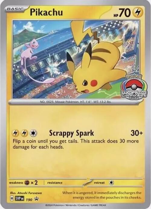 Pikachu (190) [Scarlet & Violet: Black Star Promos] | Nerdhalla Games