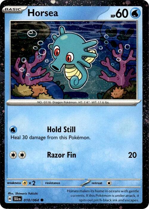 Horsea (010/064) (Cosmos Holo) [Miscellaneous Cards] | Nerdhalla Games