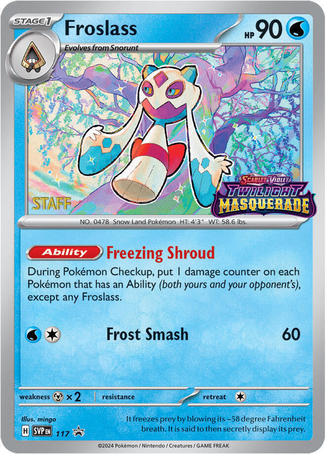 Froslass (117) (Staff) [Scarlet & Violet: Black Star Promos] | Nerdhalla Games