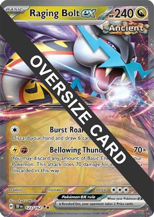 Raging Bolt ex (123) (Jumbo Card) [Scarlet & Violet: Black Star Promos] | Nerdhalla Games