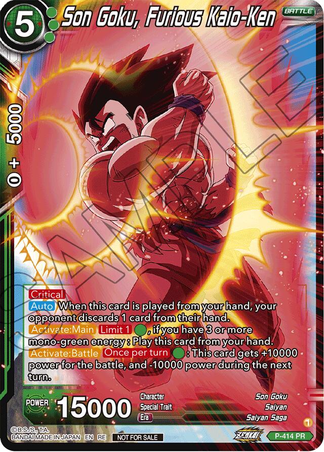 Son Goku, Furious Kaio-Ken (Deluxe Pack 2024 Vol.1) (P-414) [Promotion Cards] | Nerdhalla Games