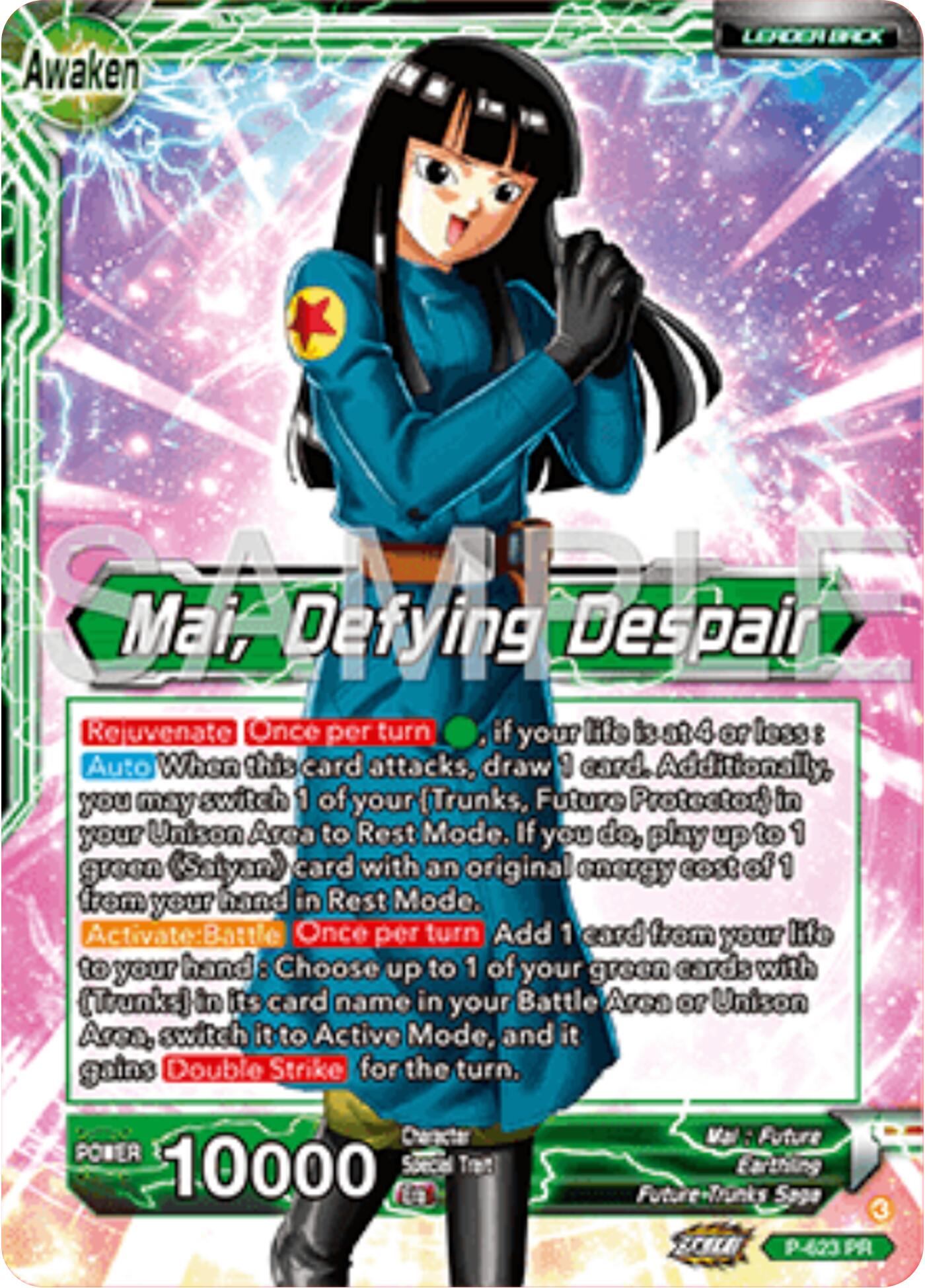 Mai // Mai, Defying Despair (Gold Stamped) (P-623) [Promotion Cards] | Nerdhalla Games