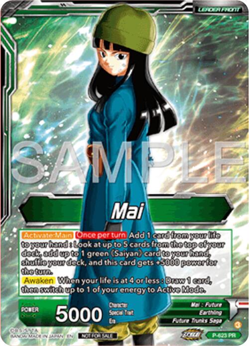 Mai // Mai, Defying Despair (Gold Stamped) (P-623) [Promotion Cards] | Nerdhalla Games