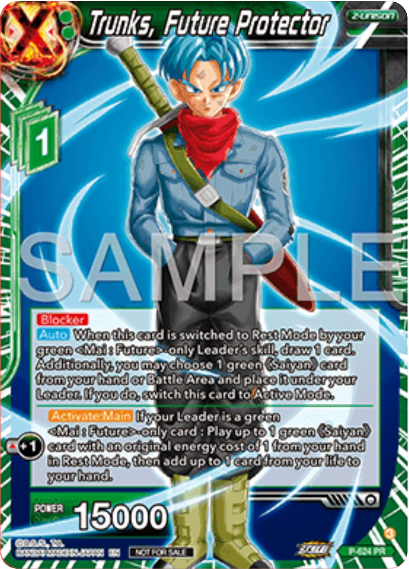 Trunks, Future Protector (P-424) [Promotion Cards] | Nerdhalla Games