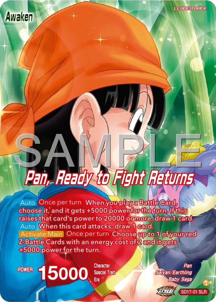 Pan // Pan, Ready to Fight Returns (SD17-01) [Premium 7th Anniversary Box 2024] | Nerdhalla Games