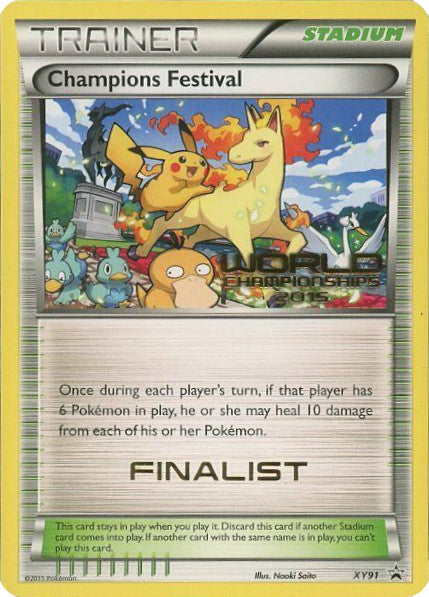 Champions Festival (XY91) (2015 Finalist) [XY: Black Star Promos] | Nerdhalla Games