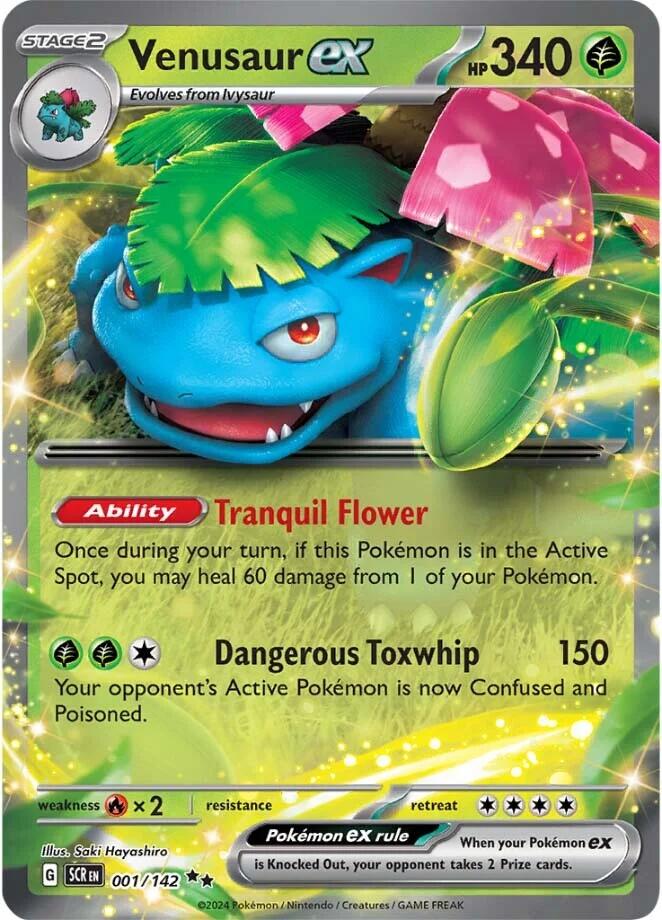 Venusaur ex (001/142) [Scarlet & Violet: Stellar Crown] | Nerdhalla Games