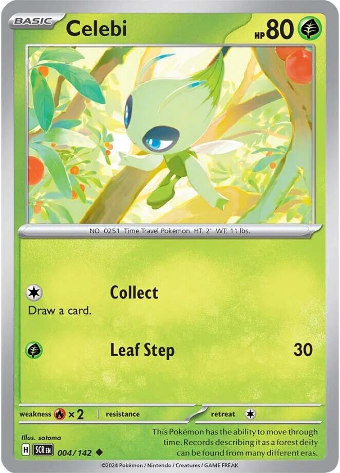 Celebi (004/142) [Scarlet & Violet: Stellar Crown] | Nerdhalla Games