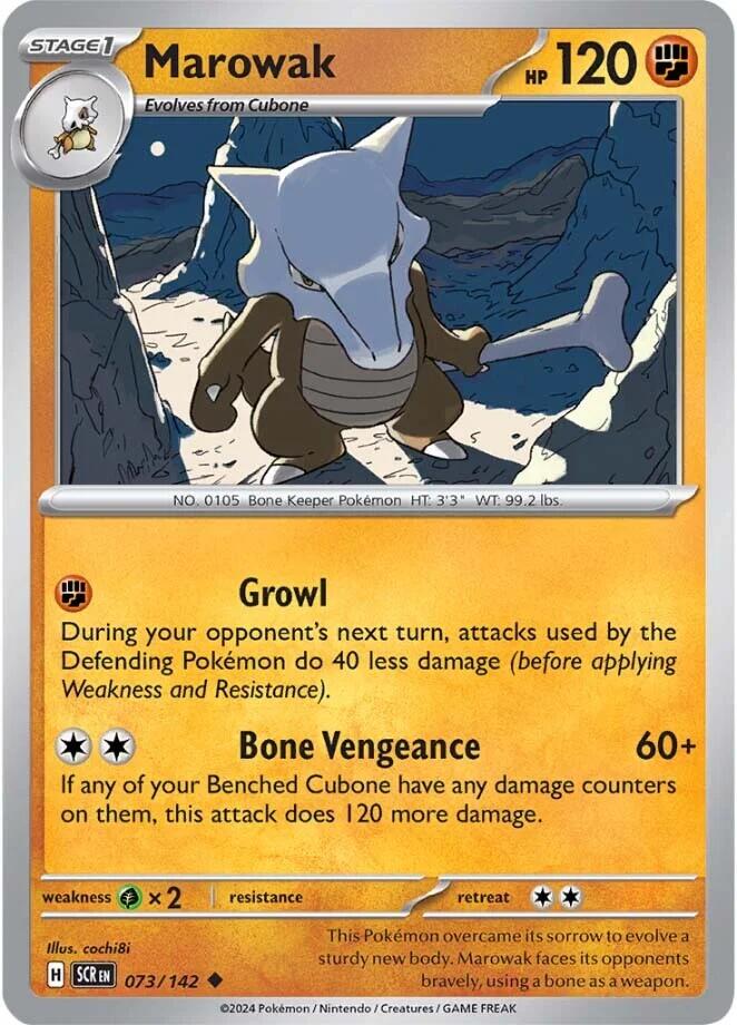 Marowak (073/142) [Scarlet & Violet: Stellar Crown] | Nerdhalla Games