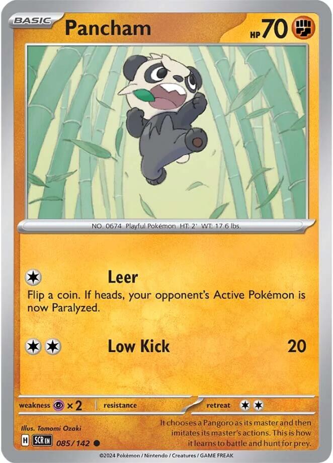 Pancham (085/142) [Scarlet & Violet: Stellar Crown] | Nerdhalla Games