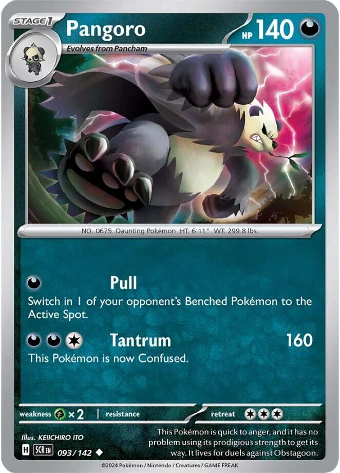 Pangoro (093/142) [Scarlet & Violet: Stellar Crown] | Nerdhalla Games