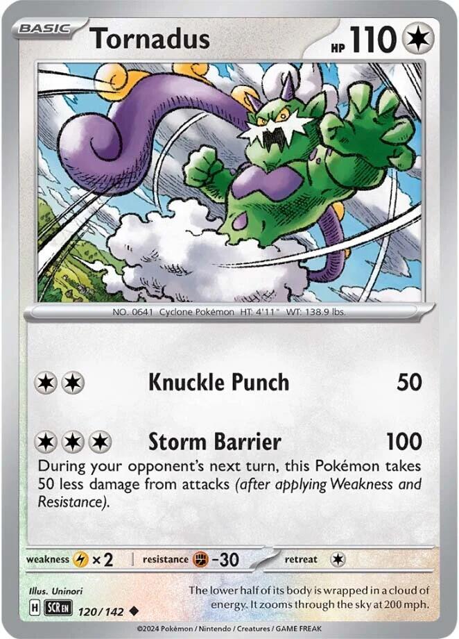 Tornadus (120/142) [Scarlet & Violet: Stellar Crown] | Nerdhalla Games