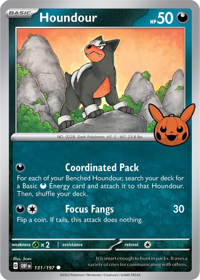 Houndour (131/197) [Trick or Trade 2024] | Nerdhalla Games