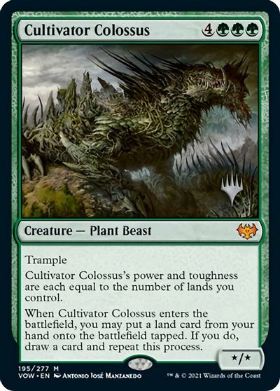 Cultivator Colossus (Promo Pack) [Innistrad: Crimson Vow Promos] | Nerdhalla Games