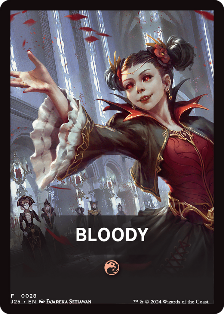 Bloody Theme Card [Foundations Jumpstart Front Cards] | Nerdhalla Games