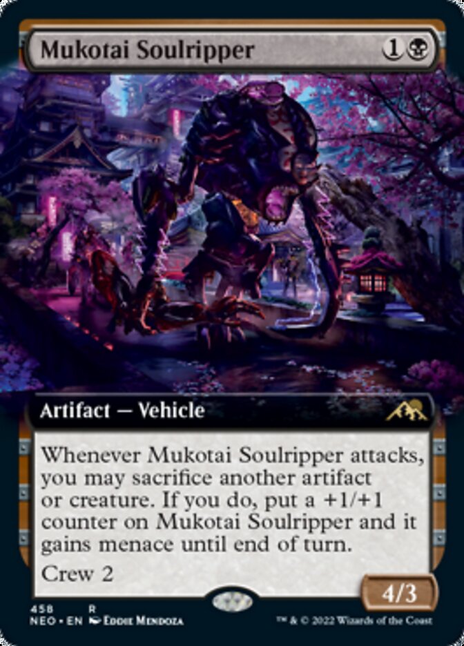 Mukotai Soulripper (Extended Art) [Kamigawa: Neon Dynasty] | Nerdhalla Games