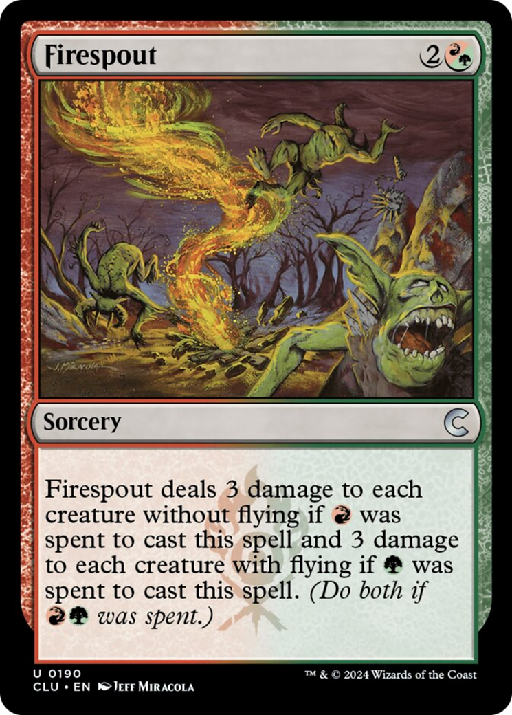 Firespout [Ravnica: Clue Edition] | Nerdhalla Games