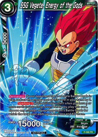 SSG Vegeta, Energy of the Gods (P-098) [Promotion Cards] | Nerdhalla Games