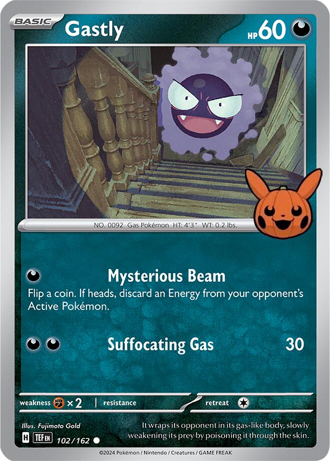 Gastly (102/162) [Trick or Trade 2024] | Nerdhalla Games