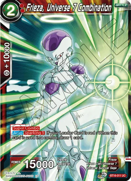 Frieza, Universe 7 Combination (BT16-011) [Realm of the Gods] | Nerdhalla Games