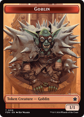 Goblin // Treasure Double-Sided Token [Foundations Tokens] | Nerdhalla Games