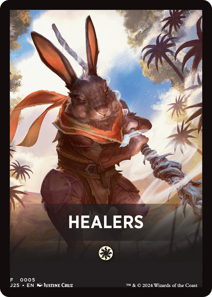 Healers Theme Card [Foundations Jumpstart Front Cards] | Nerdhalla Games