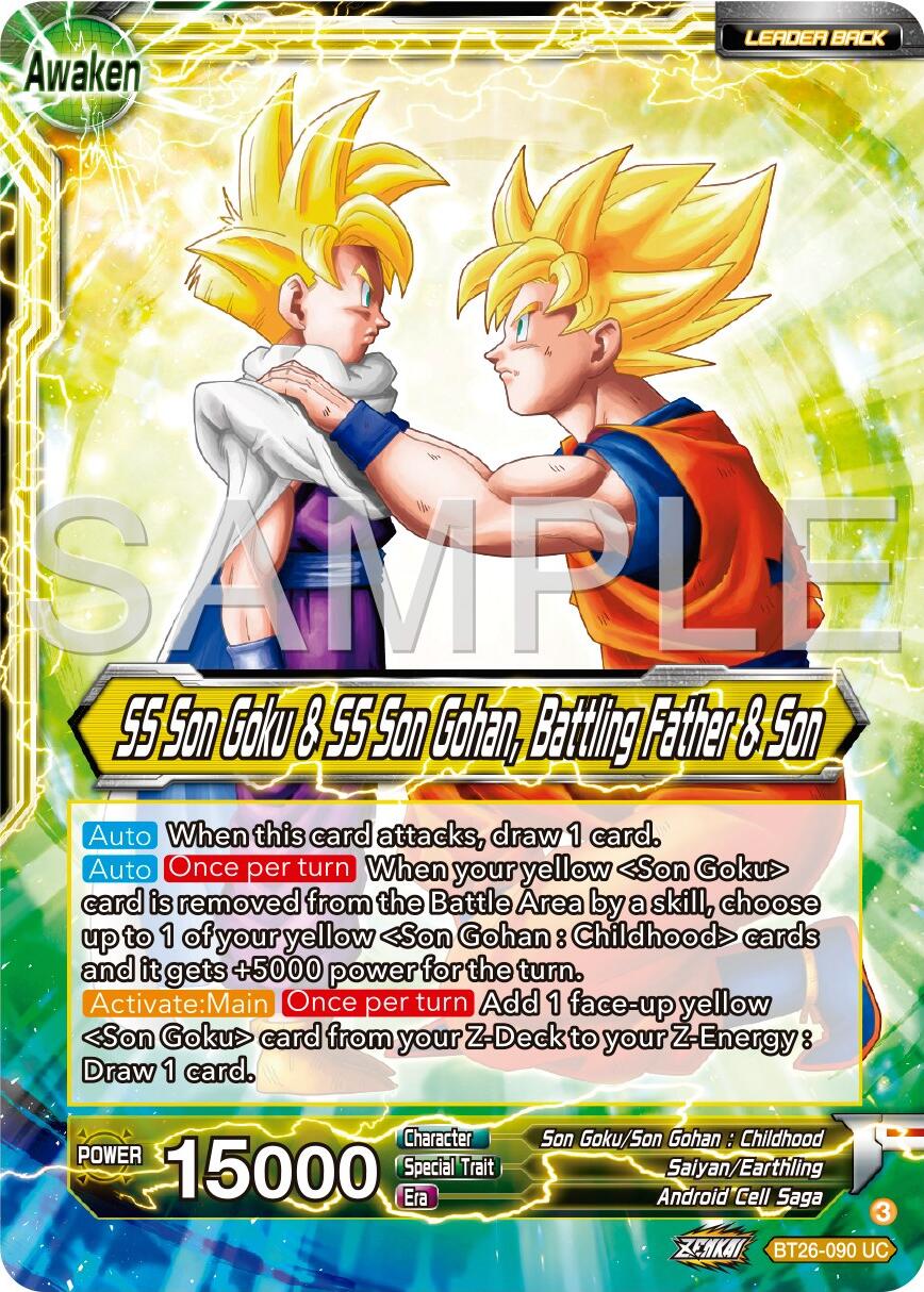 SS Son Goku // SS Son Goku & SS Son Gohan, Battling Father & Son (BT26-090) [Ultimate Advent] | Nerdhalla Games