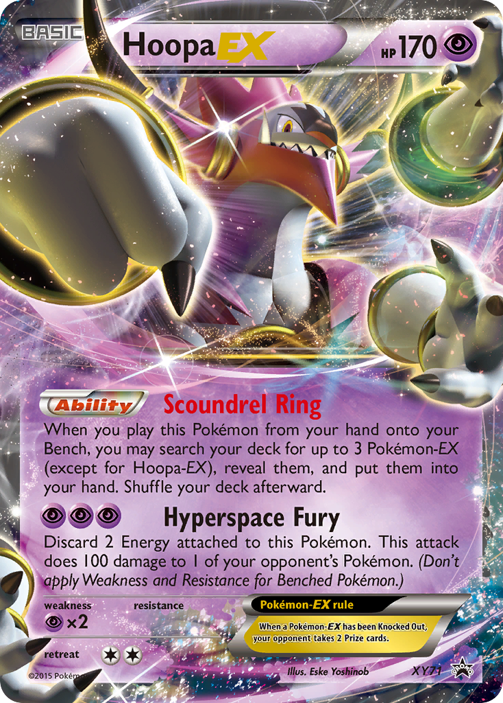 Hoopa EX (XY71) [XY: Black Star Promos] | Nerdhalla Games