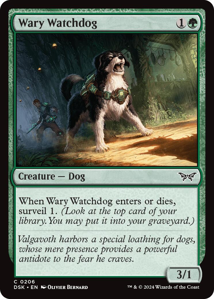 Wary Watchdog [Duskmourn: House of Horror] | Nerdhalla Games