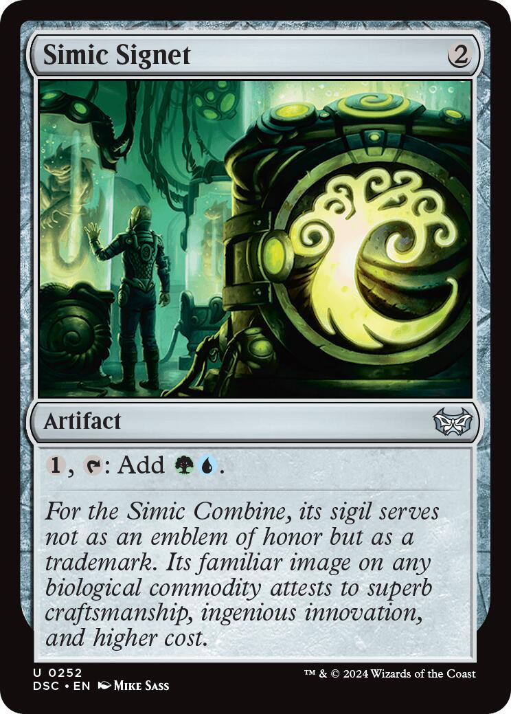 Simic Signet [Duskmourn: House of Horror Commander] | Nerdhalla Games