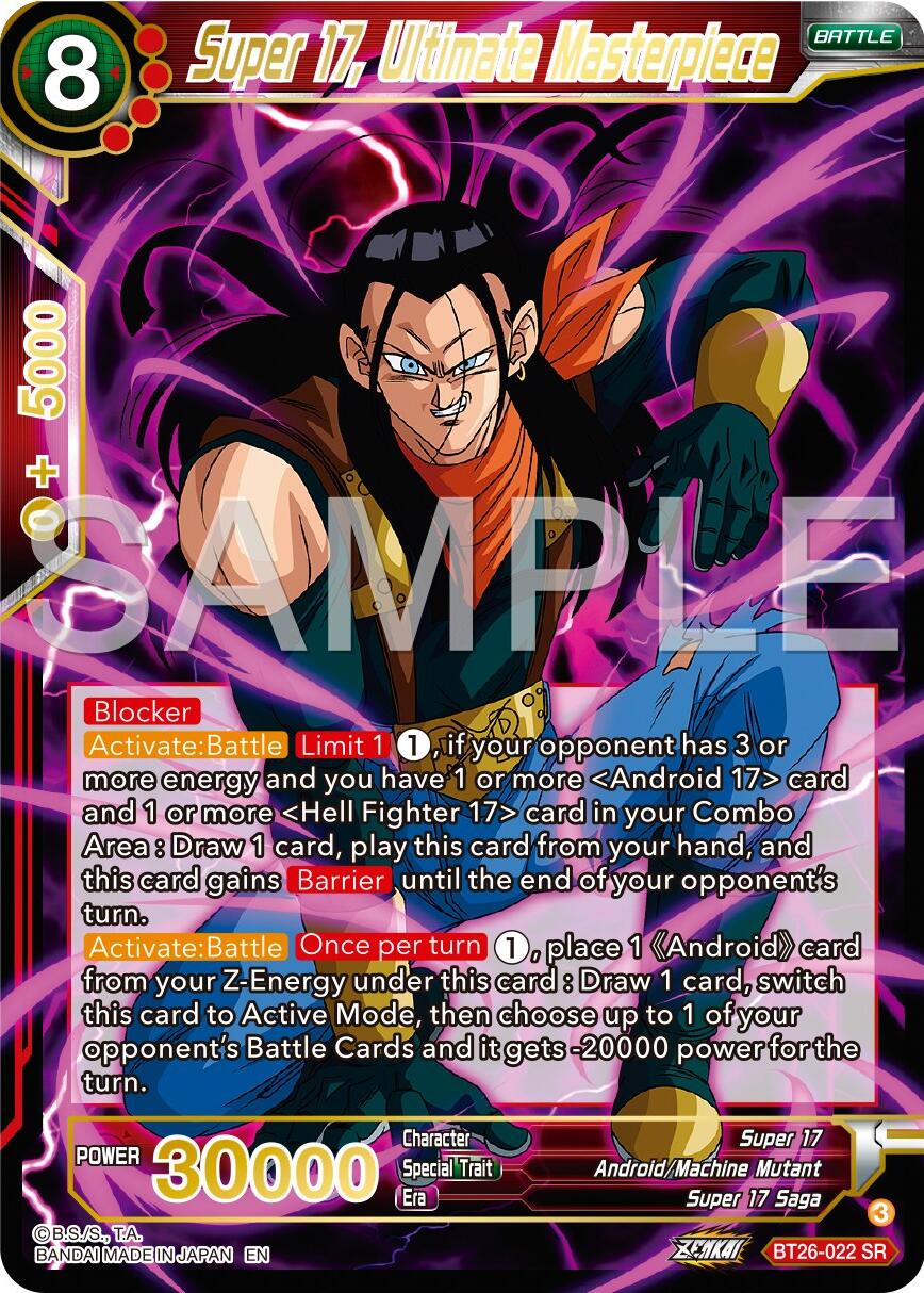 Super 17, Ultimate Masterpiece (BT26-022) [Ultimate Advent] | Nerdhalla Games