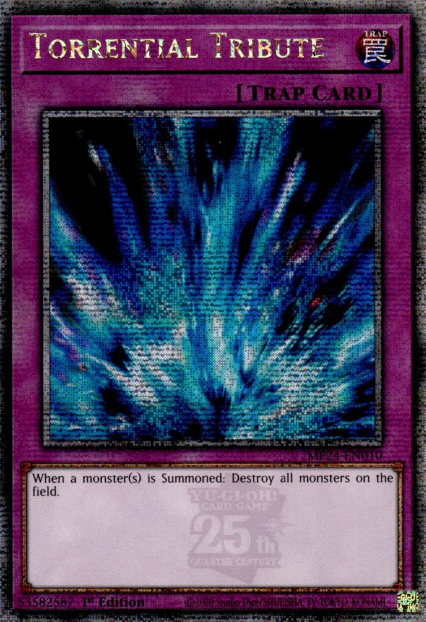 Torrential Tribute [MP24-EN010] Quarter Century Secret Rare | Nerdhalla Games