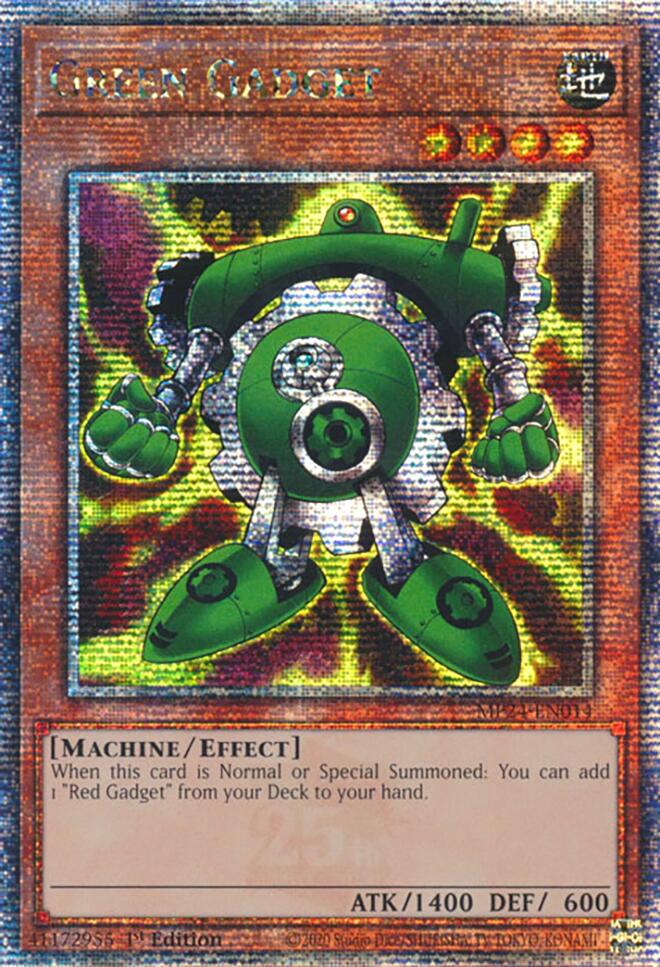 Green Gadget [MP24-EN014] Quarter Century Secret Rare | Nerdhalla Games