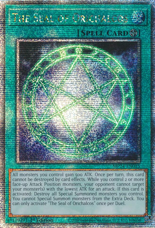 The Seal of Orichalcos [MP24-EN015] Quarter Century Secret Rare | Nerdhalla Games