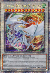 Cosmic Blazar Dragon [MP24-EN029] Quarter Century Secret Rare | Nerdhalla Games