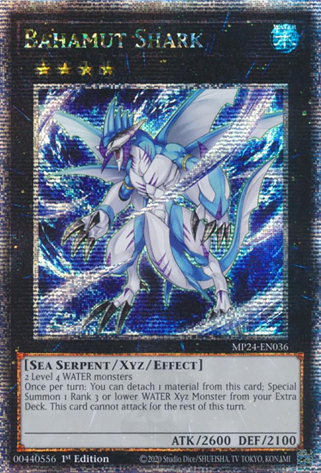 Bahamut Shark [MP24-EN036] Quarter Century Secret Rare | Nerdhalla Games