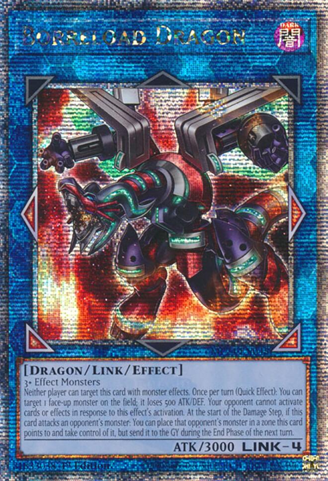 Borreload Dragon (Alternate Art) [MP24-EN048] Quarter Century Secret Rare | Nerdhalla Games