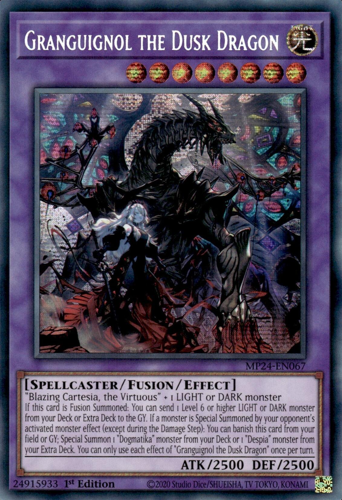 Granguignol the Dusk Dragon [MP24-EN067] Prismatic Secret Rare | Nerdhalla Games