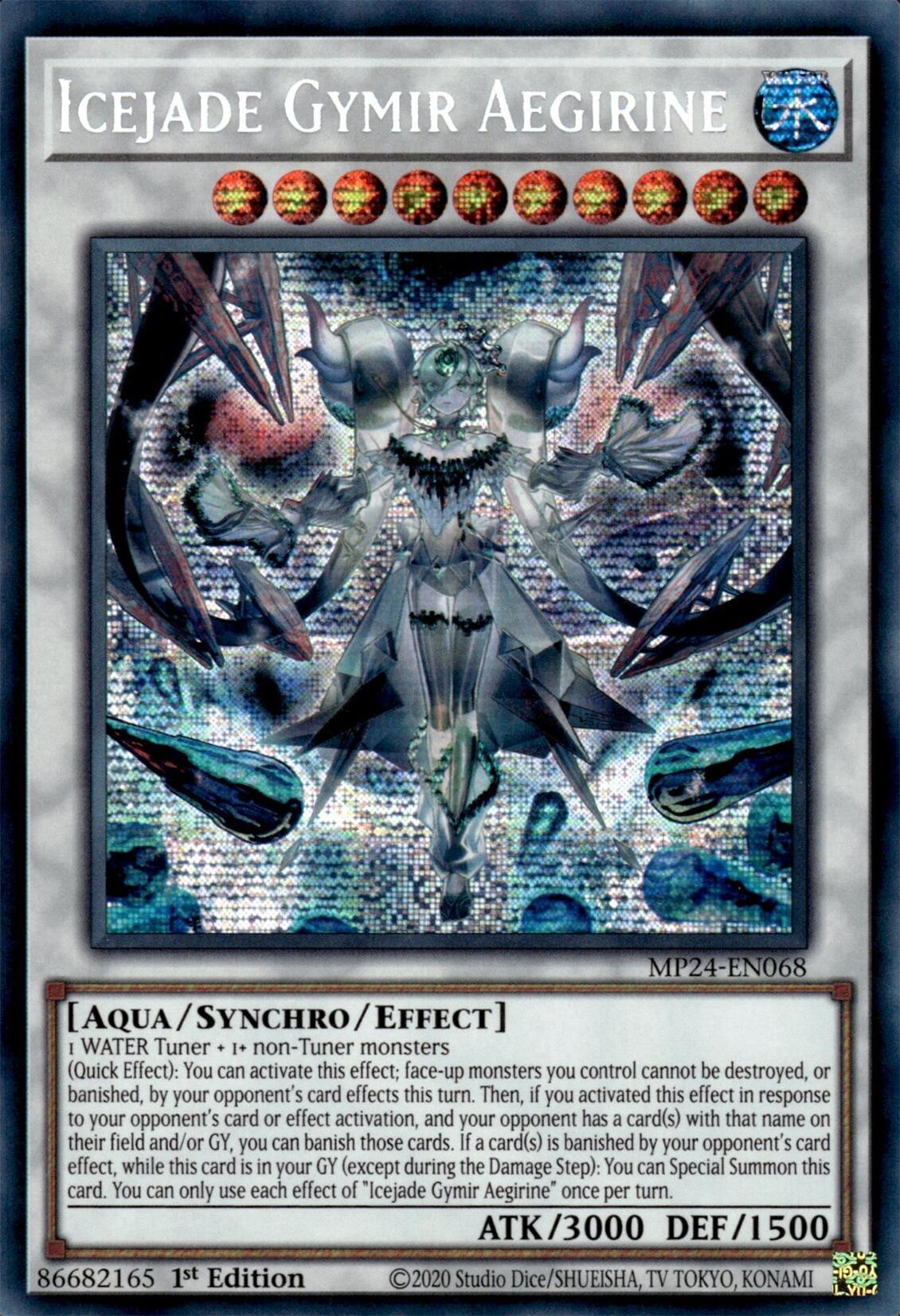 Icejade Gymir Aegirine [MP24-EN068] Prismatic Secret Rare | Nerdhalla Games