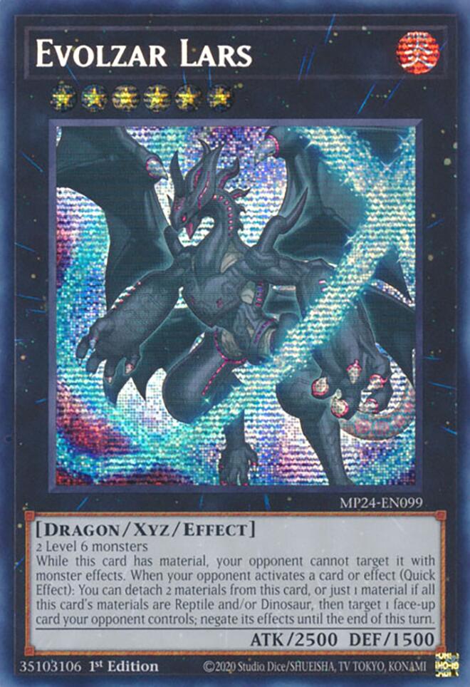 Evolzar Lars [MP24-EN099] Prismatic Secret Rare | Nerdhalla Games