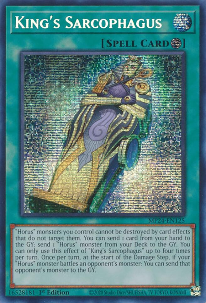 King's Sarcophagus [MP24-EN125] Prismatic Secret Rare | Nerdhalla Games