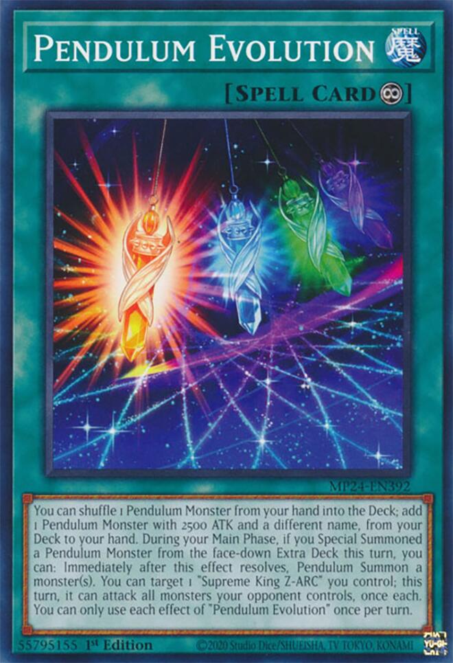 Pendulum Evolution (card) [MP24-EN392] Common | Nerdhalla Games