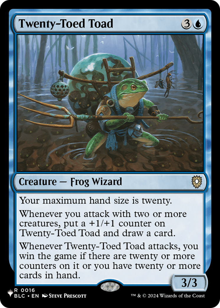 Twenty-Toed Toad [The List] | Nerdhalla Games