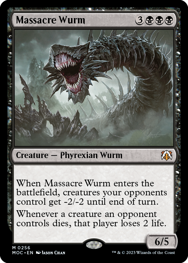 Massacre Wurm [March of the Machine Commander] | Nerdhalla Games