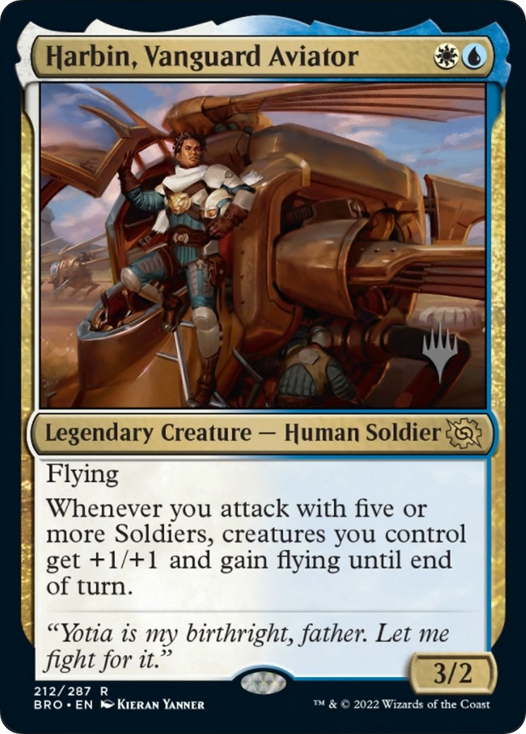 Harbin, Vanguard Aviator (Promo Pack) [The Brothers' War Promos] | Nerdhalla Games