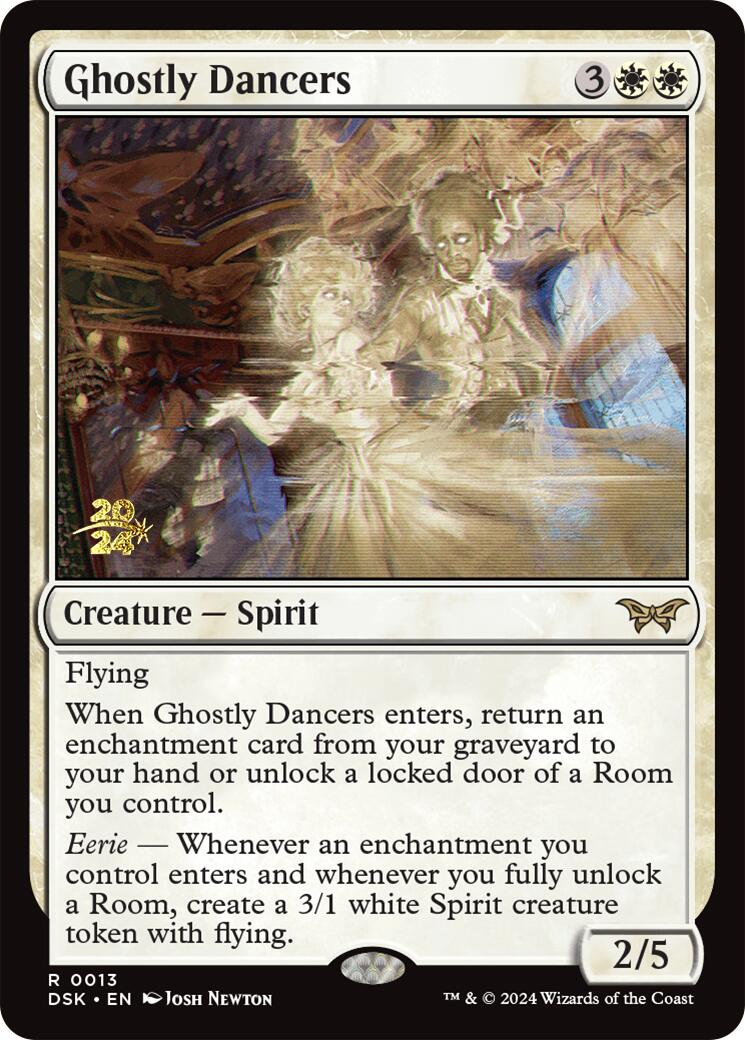 Ghostly Dancers [Duskmourn: House of Horror Prerelease Promos] | Nerdhalla Games